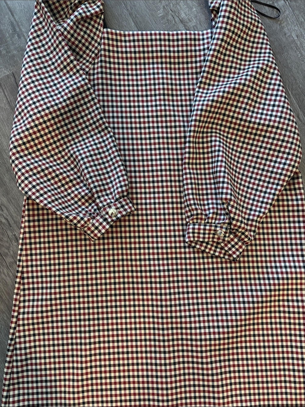 Zara Red and Black Checkered Dress - Picture 3 of 5